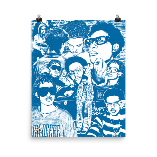 "DRAFT" Draft Day Print